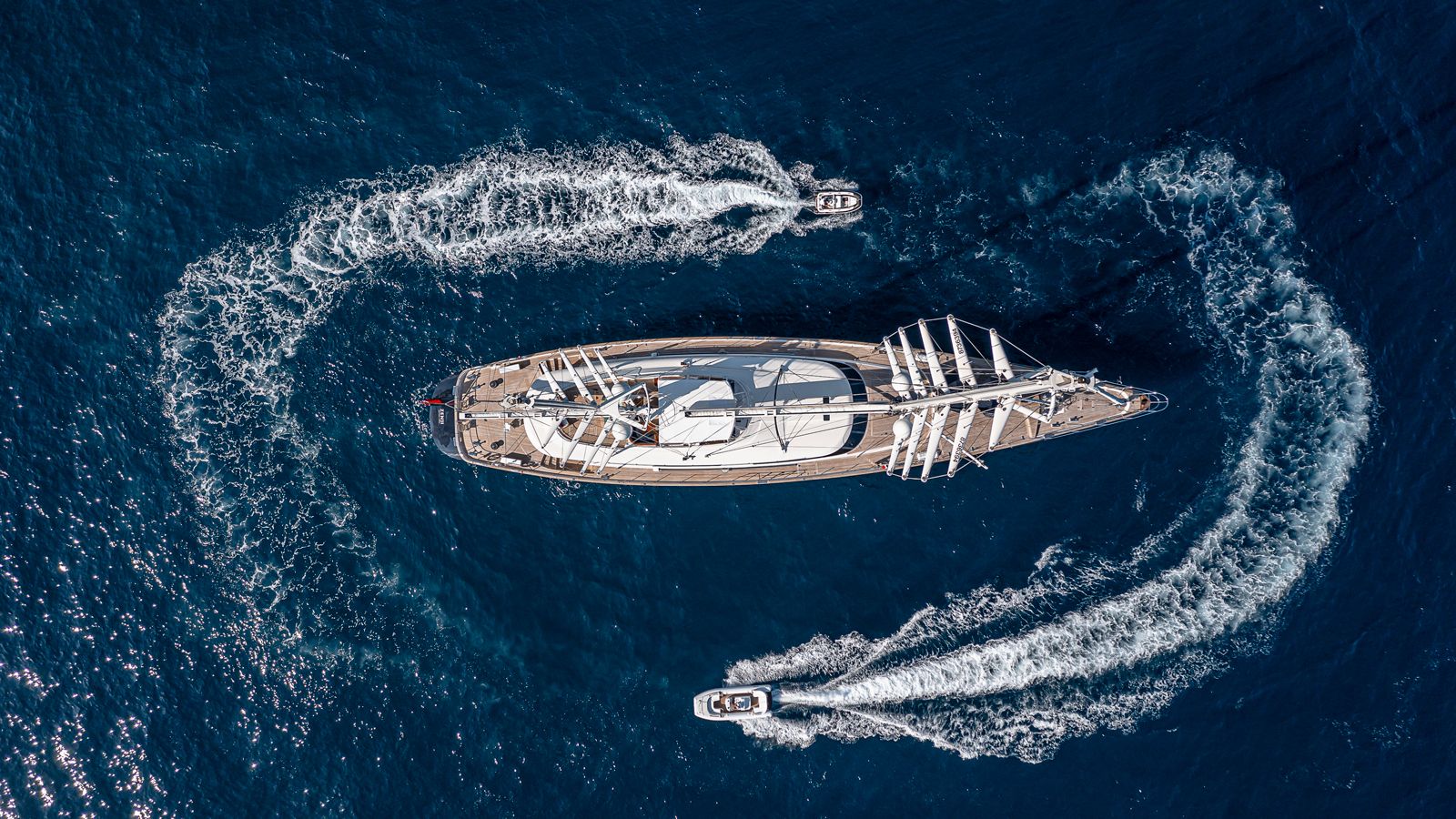 Charter yacht of the week: the 56m Perini Navi sailing yacht Zenji